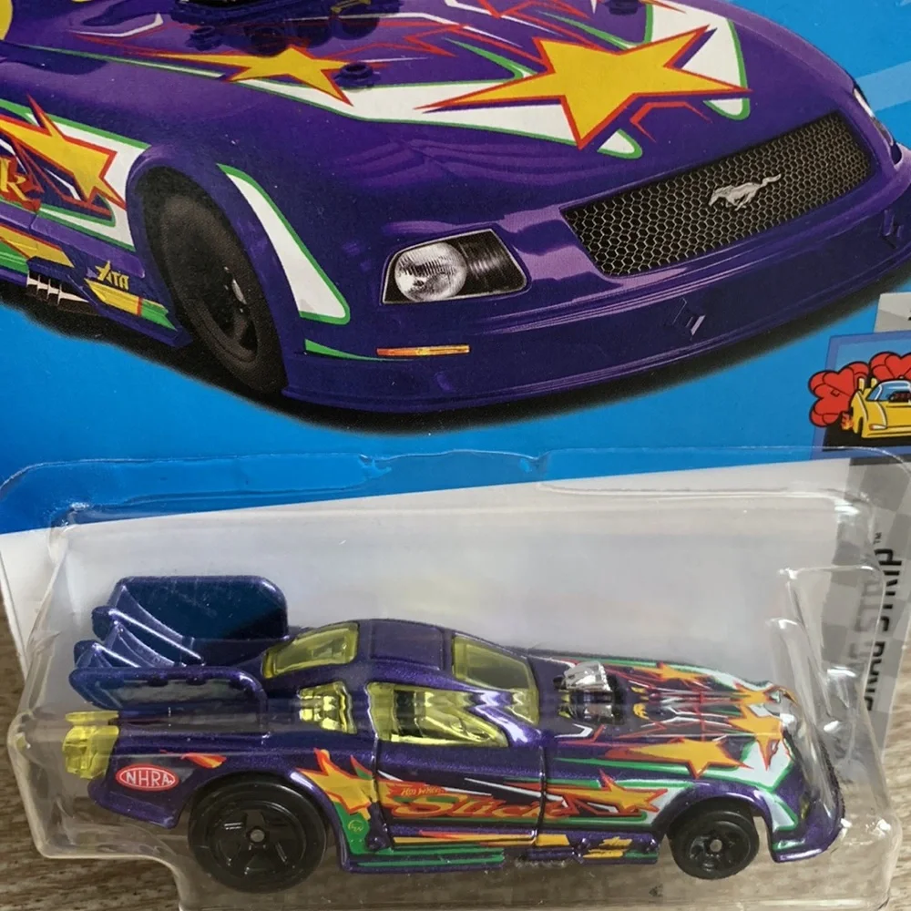 Hot Wheels Rod Ford Mustang NHRA Funny Car Purple HW Drag Strip Hotwheels 2023 🆕